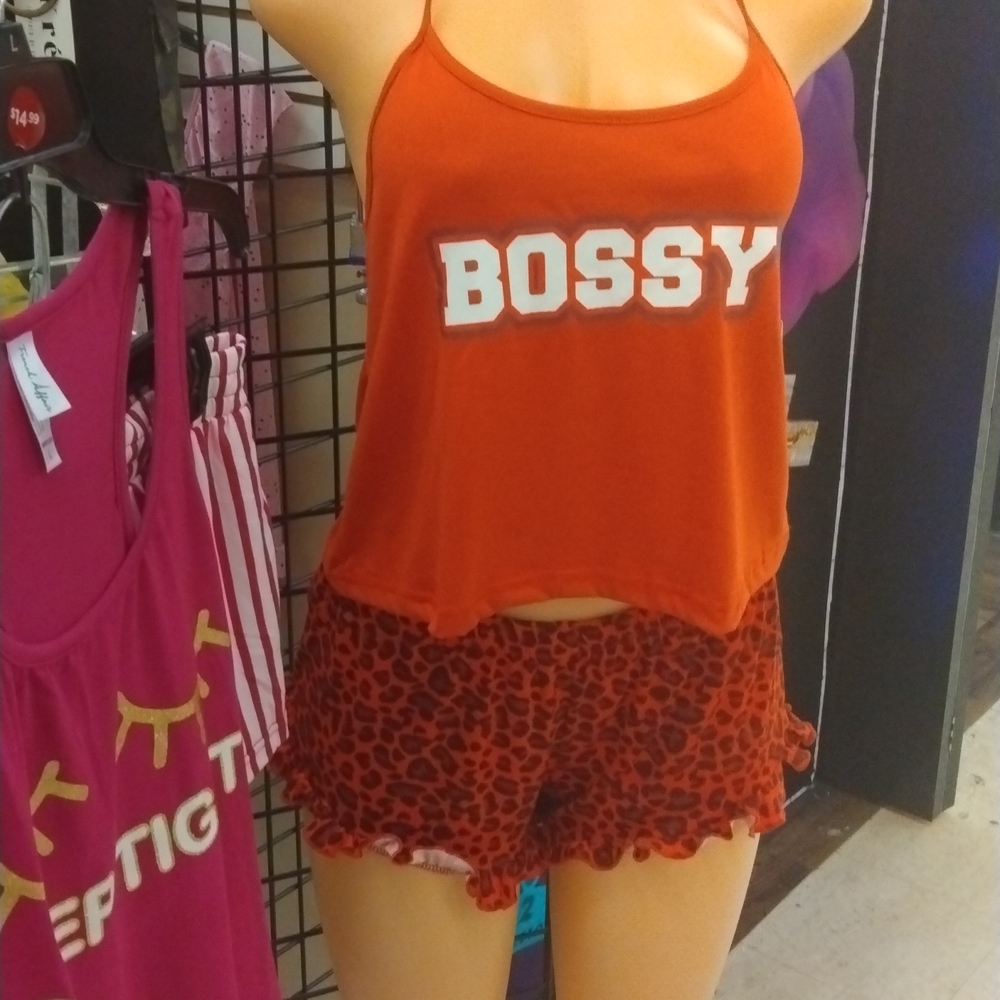 Sleep ware shorts and top big dreams
